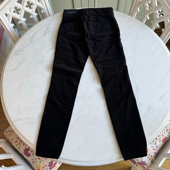 Ann Taylor High Rise 5-Pocket Velvet Pants Black Sz 2 - Picture 9 of 11
